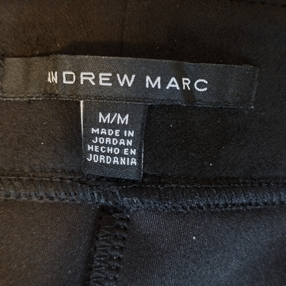 Andrew Marc Faux Suede Micro suede Pants Women's Medium - Picture 8 of 8